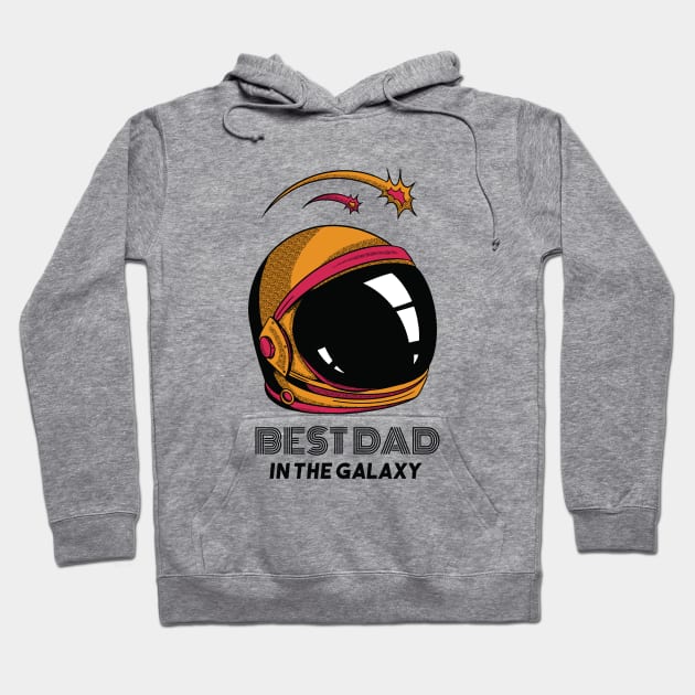 Daddy funny - Best dad ever in the galaxy Hoodie by Midoart